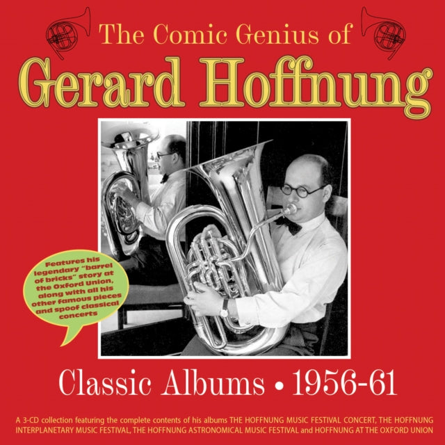 Product Image : This CD is brand new.<br>Format: CD<br>This item's title is: Comic Genius Of Gerard Hoffnung: Classic Albums 1956-61 (3CD)<br>Artist: Gerard Hoffnung<br>Barcode: 824046914226<br>Release Date: 1/12/2024
