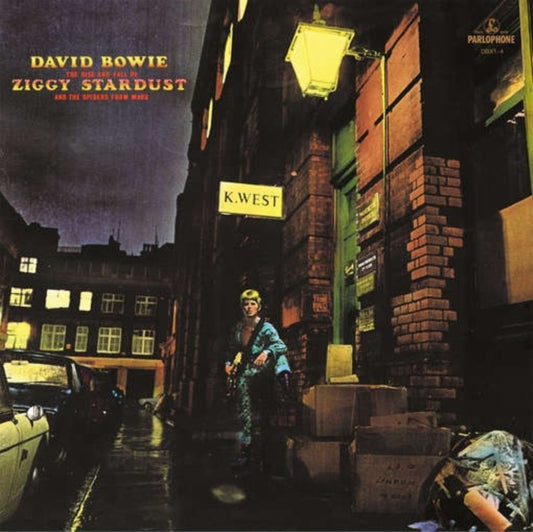 This LP Vinyl is brand new.Format: LP VinylMusic Style: GlamThis item's title is: Rise & Fall Of Ziggy Stardust (2012 Remaster)Artist: David BowieLabel: RHINO/PARLOPHONEBarcode: 825646287376Release Date: 2/26/2016