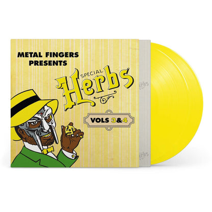 Metal Fingers Presents: Special Herbs Vol. 3 & 4 (2LP/Lemon Yellow Vinyl) & Metal Fingers Presents: Special Herbs Vol. 5 & 6 (2LP/Apple Red Vinyl) & Metal Fingers Presents: Special Herbs Vol. 7 & 8 (2LP/Sly Blue Vinyl)