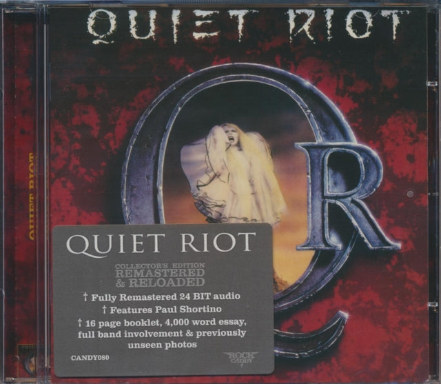 This is a 3 CD SKU bundle.
1.This CD is brand new.Format: CDMusic Style: Hard RockThis item's title is: Quiet RiotArtist: Quiet RiotLabel: Rock CandyBarcode: 827565056804Release Date: 8/9/2010
2.This CD is brand new.