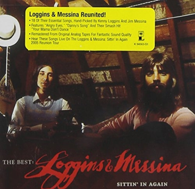 This CD is brand new.Format: CDMusic Style: RomanticThis item's title is: Best: Loggins & Messina: Sittin In AgainArtist: Loggins & MessinaLabel: CBSBarcode: 827969456323Release Date: 5/24/2005