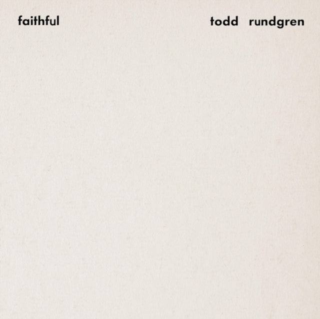 This LP Vinyl is brand new.Format: LP VinylThis item's title is: Faithful (2LP/Gold Vinyl)Artist: Todd RundgrenBarcode: 829421696407Release Date: 4/12/2024