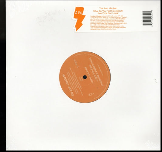 This 12 Inch Vinyl is brand new.Format: 12 Inch VinylMusic Style: HouseThis item's title is: What Do You Feel Free About? / Zone NonlinearArtist: Juan MacleanLabel: DFA RECORDSBarcode: 829732263015Release Date: 5/17/2019