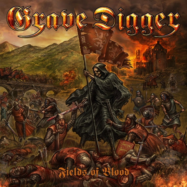 Product Image : This LP Vinyl is brand new.<br>Format: LP Vinyl<br>Music Style: Heavy Metal<br>This item's title is: Fields Of Blood<br>Artist: Grave Digger<br>Label: NAPALM RECORDS<br>Barcode: 840588133598<br>Release Date: 5/29/2020
