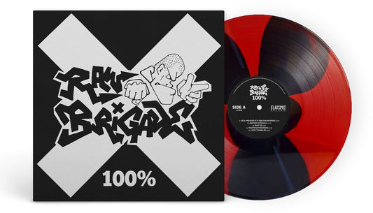 100% (Triple Button Ruby Red & Black LP Vinyl)