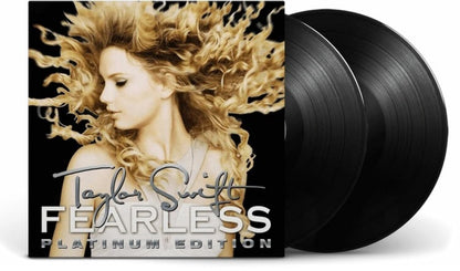 Fearless (Taylor's Version) (Gold Vinyl/3LP) & Life Of A Showgirl (X) (Sweat & Vanilla Perfume Portofino Orange Glitter LP Vinyl) & Fearless Platinum Edition