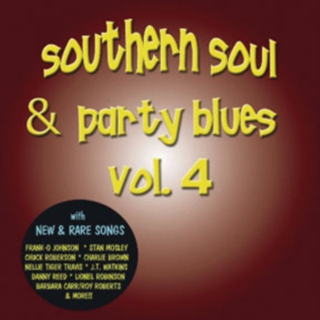 This CD is brand new.Format: CDThis item's title is: Southern Soul & Party Blues Vol.4Artist: Various ArtistsLabel: CDS RECORDSBarcode: 844553033845Release Date: 4/5/2011