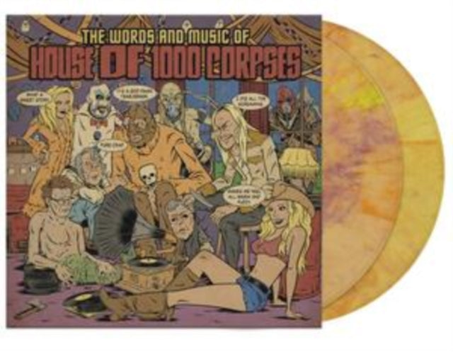 This LP Vinyl is brand new.Format: LP VinylMusic Style: SoundtrackThis item's title is: Words & Music Of House Of 1000 Corpses (2LP/Halloween Party Vinyl)Artist: Rob ZombieLabel: Waxwork RecordsBarcode: 850053152290Release Date: 6/14/2024