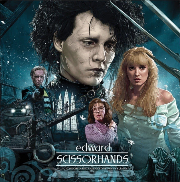 Corpse Bride Ost (Blue Moon W/ Purple & Black Ghost Splatter Vinyl/2LP) & Edward Scissorhands (180G/Snow Dance LP Vinyl)