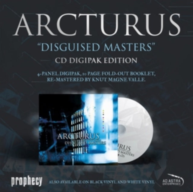 Product Image : This CD is brand new.<br>Format: CD<br>Music Style: Industrial<br>This item's title is: Disguised Masters<br>Artist: Arcturus<br>Label: PROPHECY<br>Barcode: 884388726222<br>Release Date: 2/25/2022