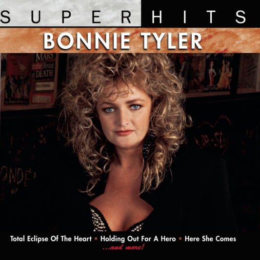 Product Image : This CD is brand new.<br>Format: CD<br>Music Style: Pop Rock<br>This item's title is: Super Hits<br>Artist: Bonnie Tyler<br>Label: SONY SPECIAL MARKETING<br>Barcode: 886970532525<br>Release Date: 12/26/2006