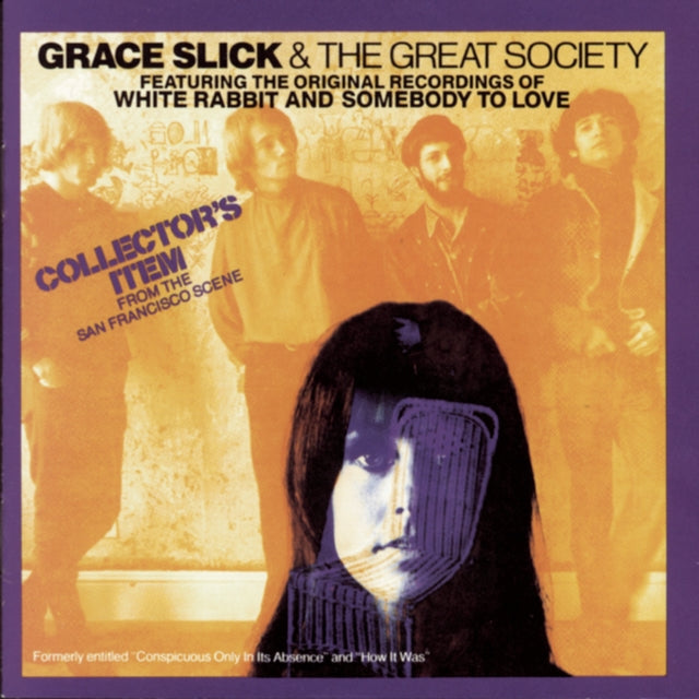 This CD is brand new.Format: CDMusic Style: Psychedelic RockThis item's title is: Grace Slick & The Great SocietyArtist: Grace SlickLabel: SONY SPECIAL MARKETINGBarcode: 886972385426Release Date: 2/5/2008