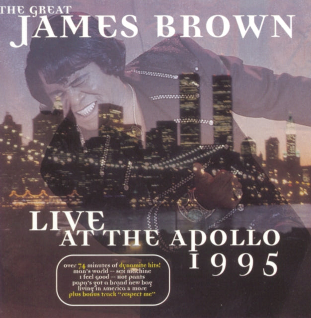 Product Image : This CD is brand new.<br>Format: CD<br>This item's title is: Live At The Apollo 1995<br>Artist: James Brown<br>Label: SONY SPECIAL MARKETING<br>Barcode: 886974825623<br>Release Date: 2/2/2009