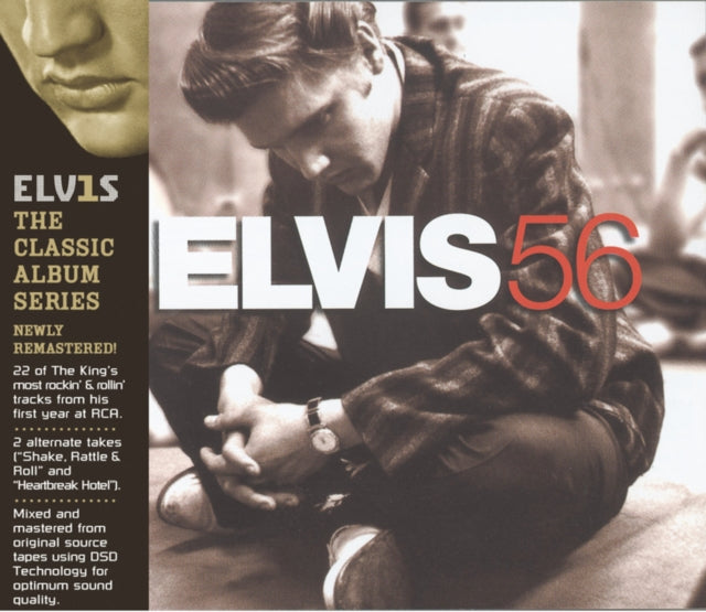 This CD is brand new.Format: CDMusic Style: Rock & RollThis item's title is: Elvis 56Artist: Elvis PresleyLabel: SONY SPECIAL MARKETINGBarcode: 886977094422Release Date: 5/4/2010