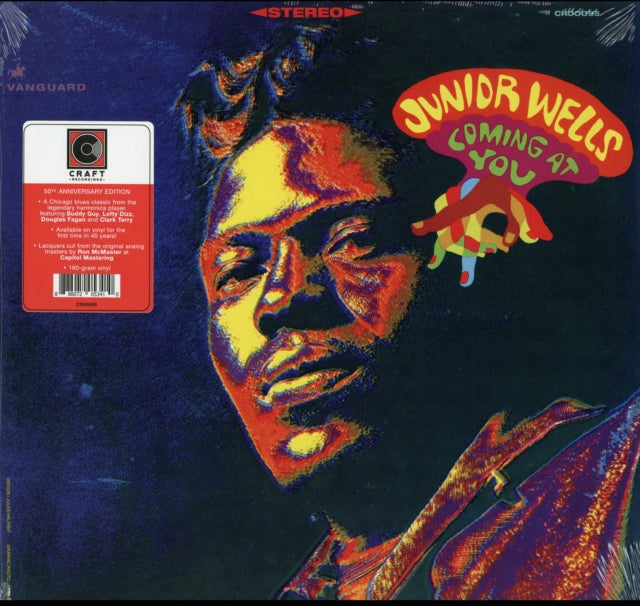 This LP Vinyl is brand new.Format: LP VinylMusic Style: Chicago BluesThis item's title is: Coming At You (LP)Artist: Junior WellsLabel: CRAFT RECORDINGSBarcode: 888072053410Release Date: 6/29/2018