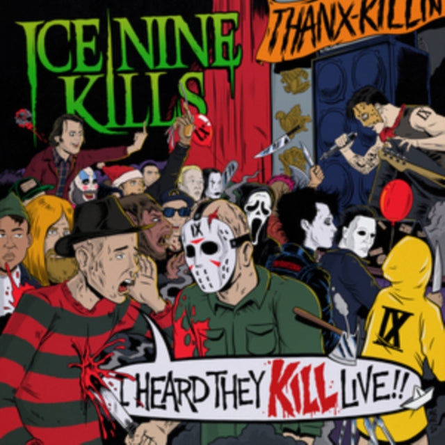 This LP Vinyl is brand new.Format: LP VinylThis item's title is: I Heard They Kill Live (2LP/Neon Green Marble Vinyl)Artist: Ice Nine KillsLabel: FEARLESS RECORDSBarcode: 888072206564Release Date: 1/8/2021