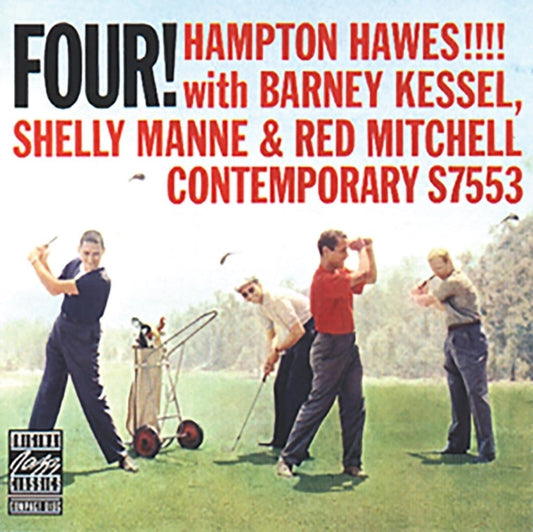 Product Image : This LP Vinyl is brand new.<br>Format: LP Vinyl<br>Music Style: Bop<br>This item's title is: Four! (Contemporary Records Acoustic Sounds Series)<br>Artist: Hampton; Barney Kessel; Shelly Manne; Red Mitchell Hawes<br>Label: CRAFT RECORDINGS<br>Barcode: 888072241015<br>Release Date: 7/15/2022