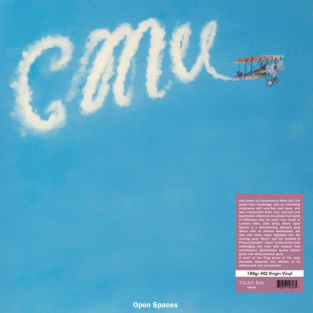This LP Vinyl is brand new.Format: LP VinylMusic Style: Prog RockThis item's title is: Open SpacesArtist: Contemporary Music UnitLabel: TIGER BAYBarcode: 889397106485Release Date: 1/14/2022