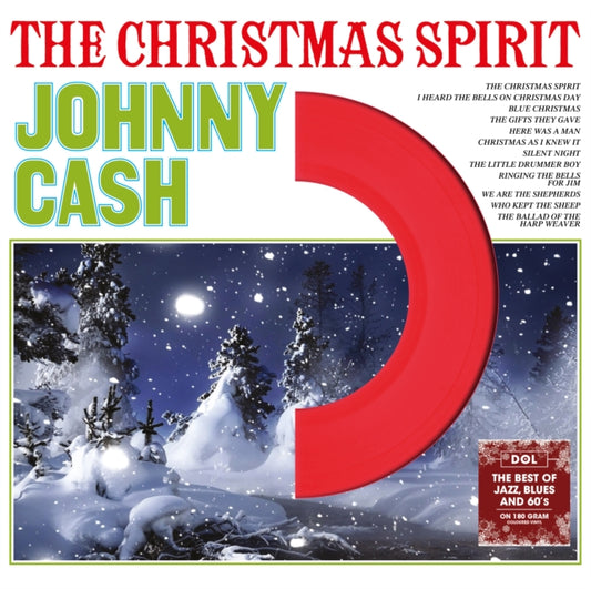 Product Image : This LP Vinyl is brand new.<br>Format: LP Vinyl<br>Music Style: Country<br>This item's title is: Christmas Spirit (Coloured LP Vinyl)<br>Artist: Johnny Cash<br>Label: DOL<br>Barcode: 889397577506<br>