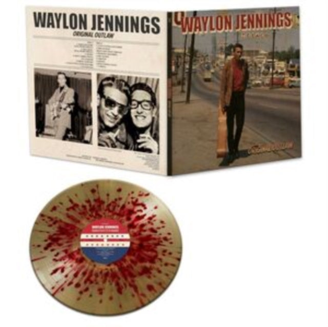 Waylon; Buddy Holly Jennings - Original Outlaw (Red/Gold Splatter LP Vinyl)