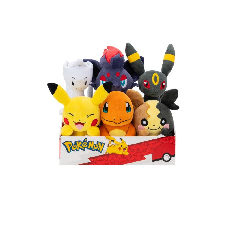 Pokemon Plush: Rotating Series 8-inch Counter Display (6) - Jazwares