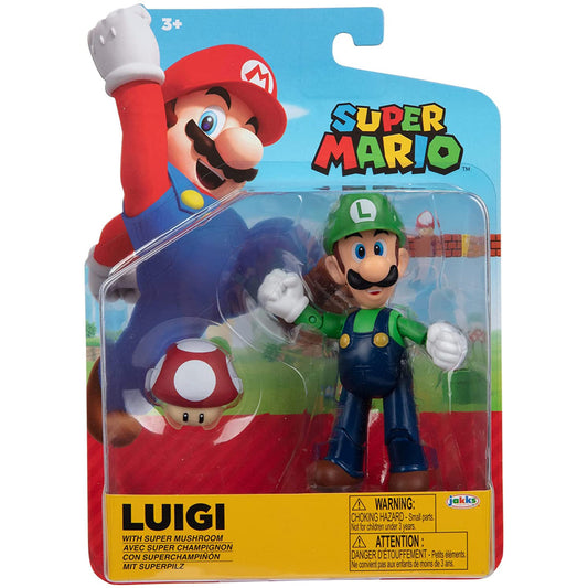World of Nintendo: 4" Figures Wave 25 -  Luigi