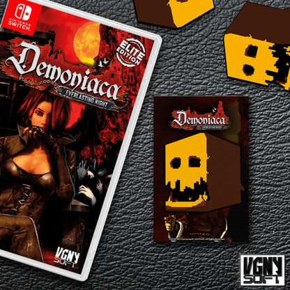 This is brand new.Gothic “metroidvania” adventure awaits in Demoniaca: Everlasting Night, a side-scrolling action platformer that mixes beautifully grotesque imagery with seductive style.