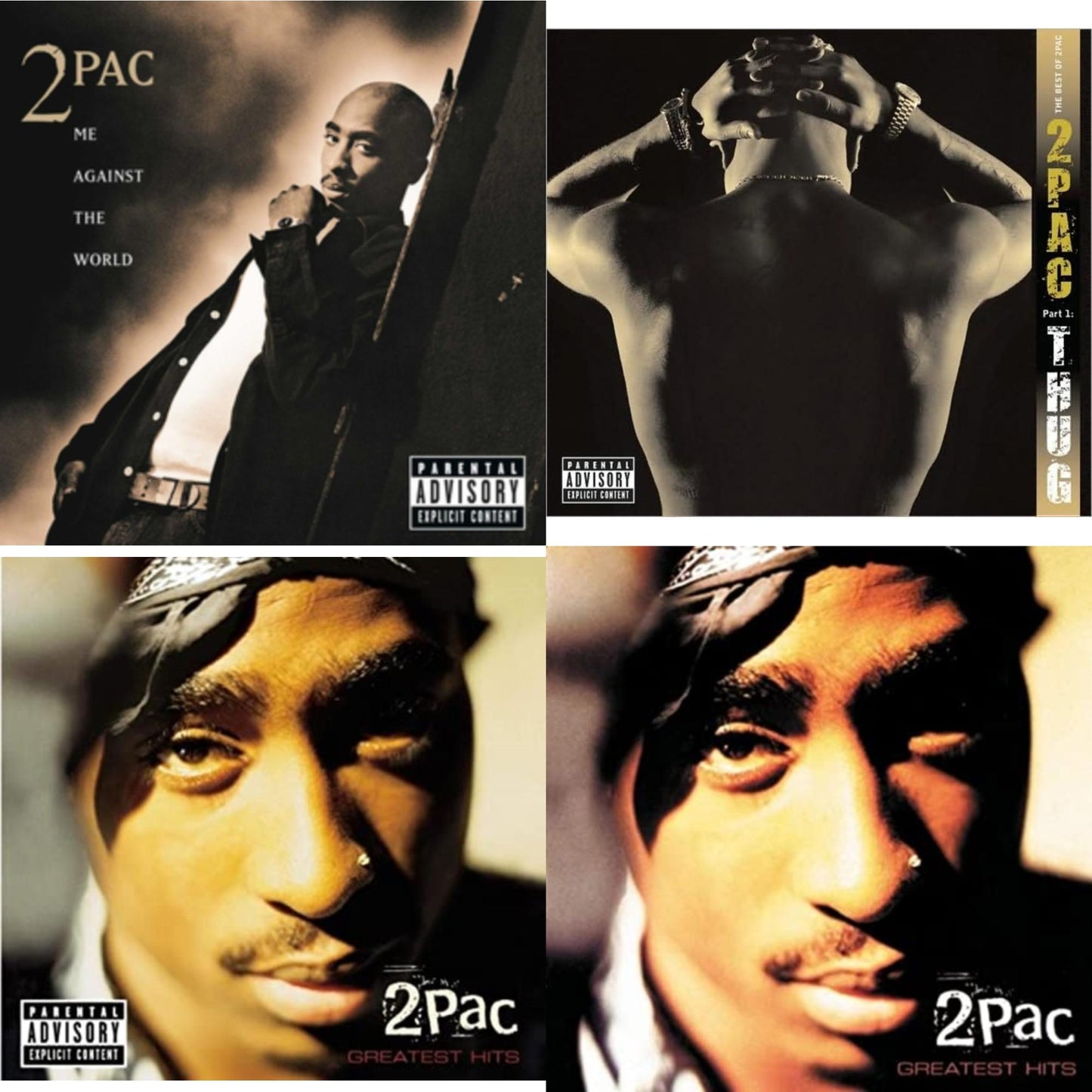 Me Against World & Best Of 2Pac Part 1: Thug & Greatest Hits & Greatest Hits