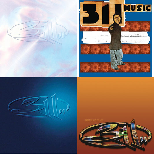 311 (30Th Anniversary/2LP/Blue Smoke Vinyl) & Music (2LP/Gatefold) & 311 (2LP/180G/Gatefold) & Greatest Hits 93-03 (2LP/150G/Dl Card)