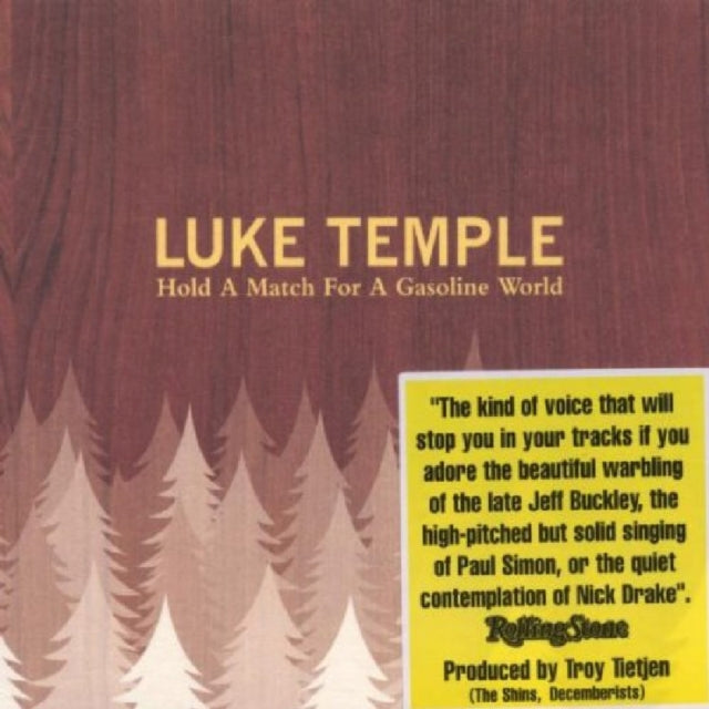 This CD is brand new.Format: CDMusic Style: Folk RockThis item's title is: Hold A Match For A Gasoline WoArtist: Luke TempleBarcode: 3298490210949Release Date: 8/7/2006