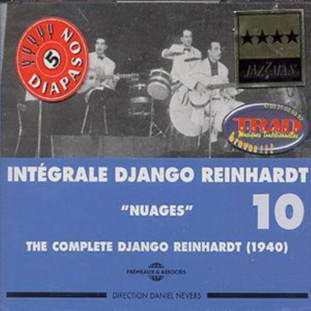 Product Image : This CD is brand new.<br>Format: CD<br>Music Style: Gypsy Jazz<br>This item's title is: Complete Django Reinhardt V10 1940 2CD<br>Artist:  Django Reinhardt<br>Barcode: 3448960231022<br>