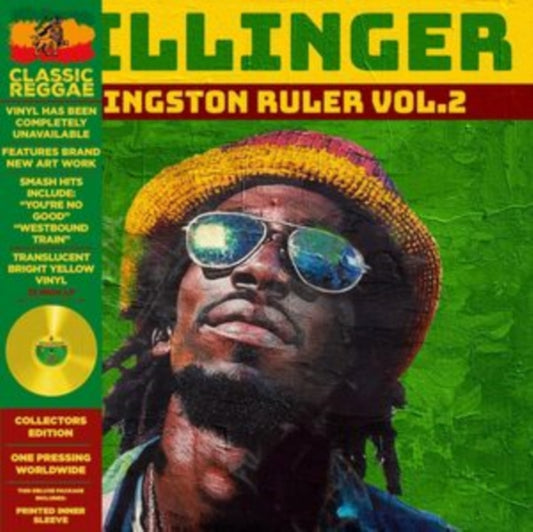 This LP Vinyl is brand new.Format: LP VinylMusic Style: ReggaeThis item's title is: Kingston Ruler Vol.2 (Yellow LP Vinyl/Deluxe)Artist: DillingerLabel: Culture FactoryBarcode: 3700477839130Release Date: 8/29/2025