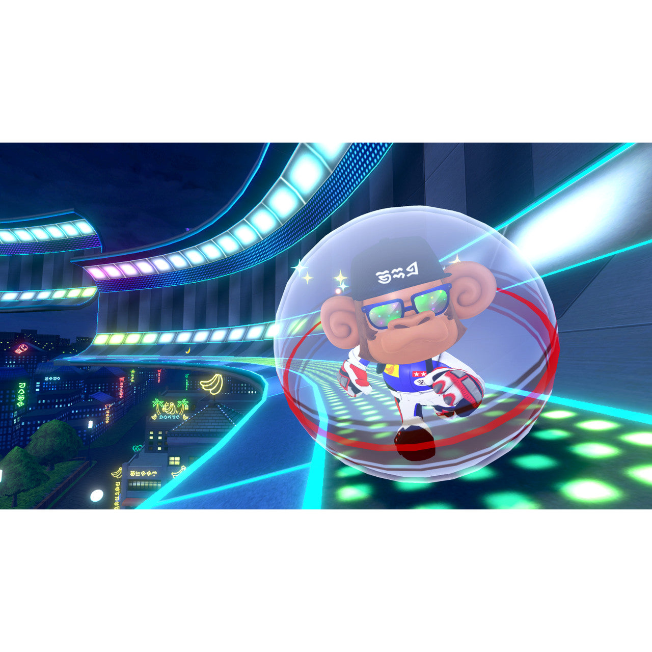 This is brand new.AiAi and the gang are back in the first all-new Super Monkey Ball game in over 10 years! For the first time in series history, up to 16 players can now battle it out online across multiple game modes.