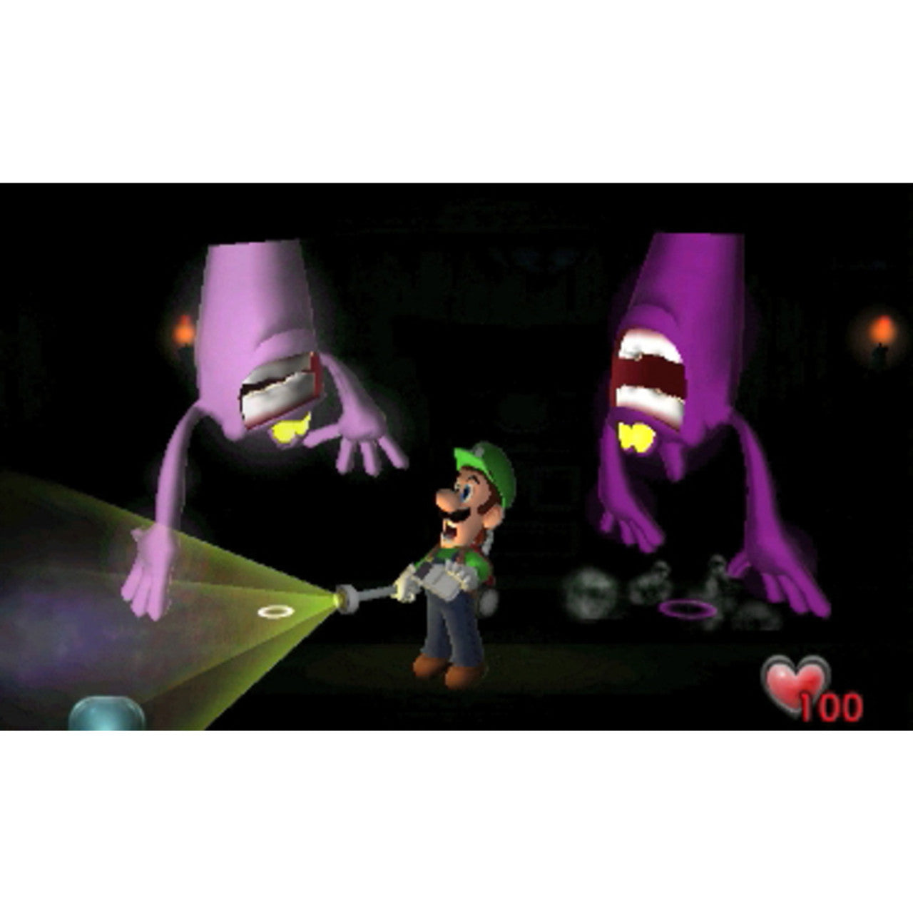 Product Image : This is brand new.<br>Spooky-good ghost-hunting fun starring Luigi

G-g-ghosts! Time to suck those suckers up because Luigi is back in the first portable version of this spooky classic. After winning a mansion in a contest he didn’t enter, he must beat its many bosses and puzzles. Follow a map on the touchscreen, shine a flashlight, blow fire, shoot water, stun ghosts, and trap them…before Mario is trapped forever!

All this ghost-catching tomfoolery pays off! As you suck ‘em up with your Po