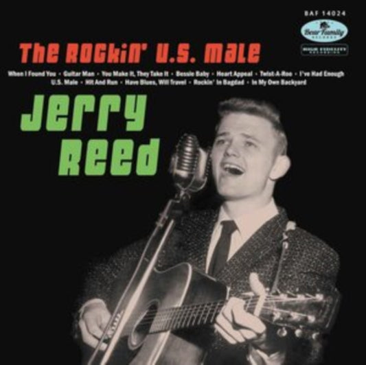 Product Image : This 10 Inch Vinyl is brand new.<br>Format: 10 Inch Vinyl<br>Music Style: Country<br>This item's title is: Rockin' U.S. Male (10Inch/CD/Booklet/Postcard)<br>Artist: Jerry Reed<br>Label: BEAR FAMILY RECORDS<br>Barcode: 4000127140241<br>Release Date: 6/17/2022