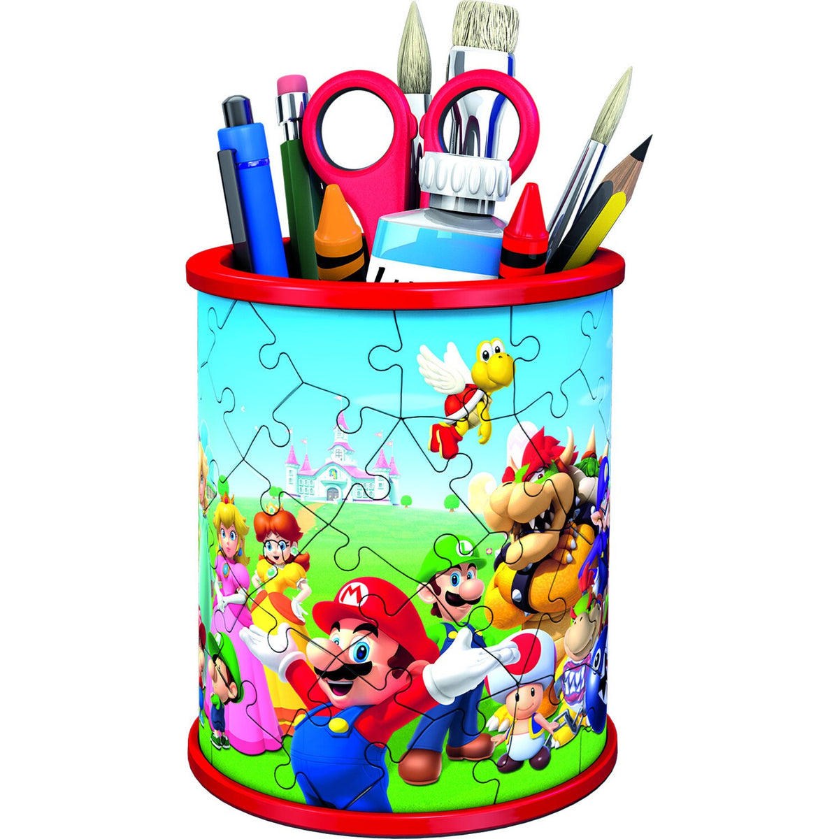 3D Puzzle: Super Mario Pencil Holder (54 Piece) - Ravensburger