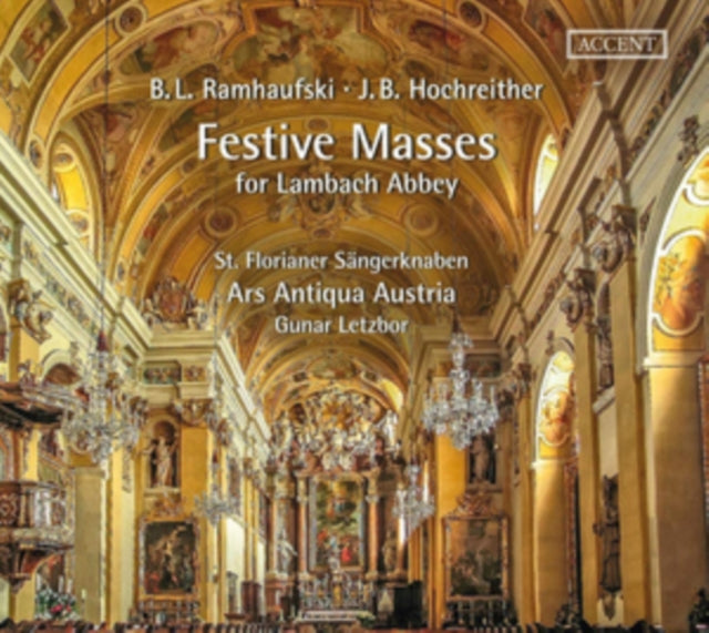 This CD is brand new.Format: CDMusic Style: BaroqueThis item's title is: Festive Masses For Lambach AbbeyArtist:  Gunar Letzbor  Ars Antiqua Austria St. Florianer SangerknabenBarcode: 4015023243583Release Date: 3/8/2019