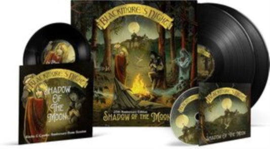 Product Image : This LP Vinyl is brand new.<br>Format: LP Vinyl<br>Music Style: Celtic<br>This item's title is: Shadow Of The Moon (25Th Anniversary Edition/2LP/7Inch)<br>Artist: Blackmore's Night<br>Label: EARMUSIC (BFD)<br>Barcode: 4029759178309<br>Release Date: 3/10/2023