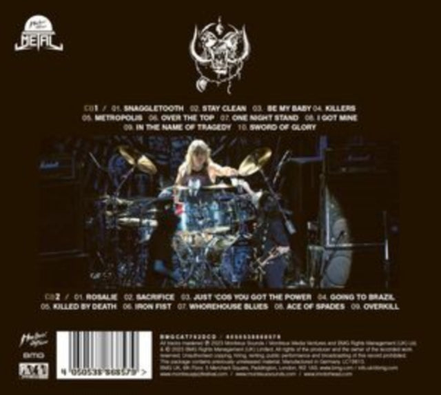 This CD is brand new.Format: CDMusic Style: Dark AmbientThis item's title is: Live At Montreux Jazz Festival '07Artist: MotorheadLabel: BMG RIGHTS MANAGEMENT (UK) LTDBarcode: 4050538868579Release Date: 6/16/2023