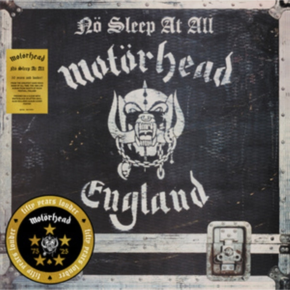No Sleep Til Hammersmith (50Th Anniversary) (Yellow/Black LP Vinyl/Half-Speed) & No Remorse (50Th Anniversary) (Red/Black Splatter Vinyl/2LP) & No Sleep At All (50Th Anniversary) (Clear/Black-White Splatter LP Vinyl) & Death Or Glory