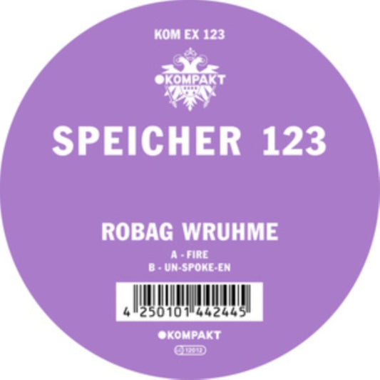 This 12 Inch Vinyl is brand new.Format: 12 Inch VinylMusic Style: Tech HouseThis item's title is: Speicher 123Artist: Robag WruhmeLabel: KOMPAKTBarcode: 4250101442445Release Date: 2/24/2023