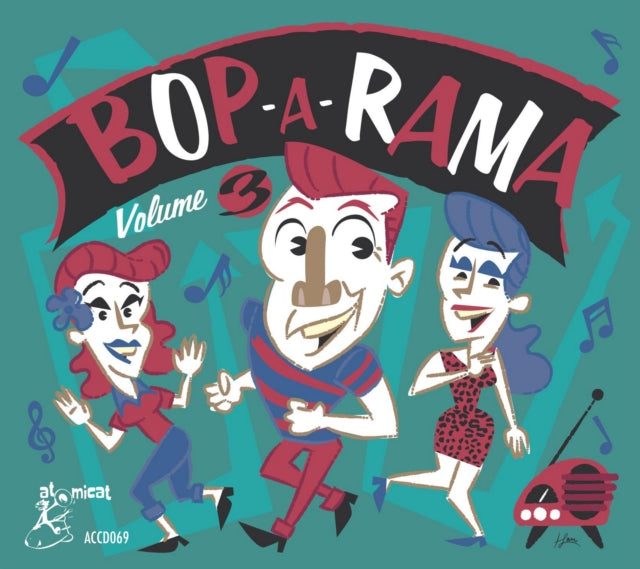 Product Image : This CD is brand new.<br>Format: CD<br>Music Style: Rock & Roll<br>This item's title is: Bop-A-Rama Volume 3<br>Artist: Various Artists<br>Label: ATOMICAT<br>Barcode: 4260072725850<br>Release Date: 12/9/2022
