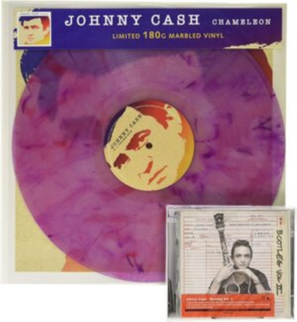 Product Image : This LP Vinyl is brand new.<br>Format: LP Vinyl<br>This item's title is: Chameleon (180G/Violet Marble LP Vinyl) / Bootleg Vol. Ii (2CD)<br>Artist: Johnny Cash<br>Label: MAGIC OF VINYL<br>Barcode: 4260494435962<br>Release Date: 10/23/2020