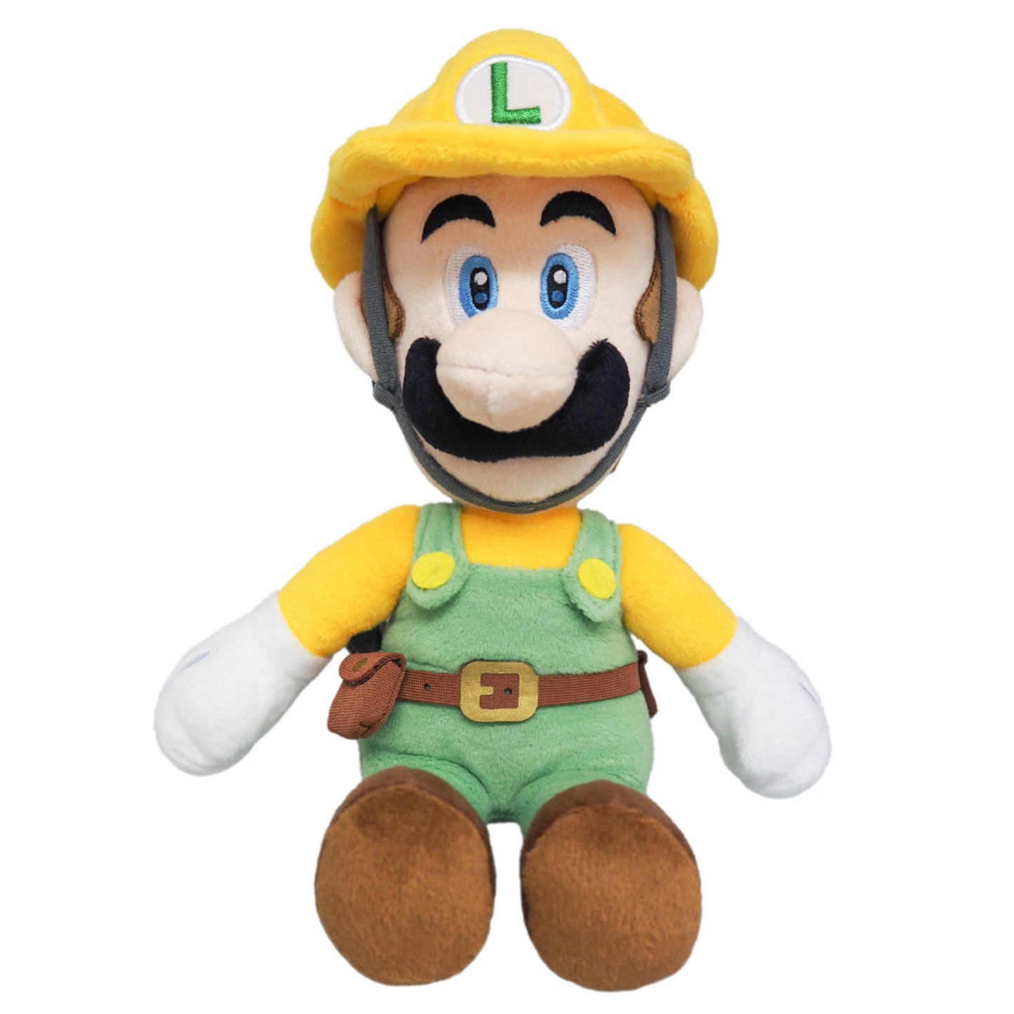 Super Mario Plush: Builder Luigi: 10-inch - Little Buddy
