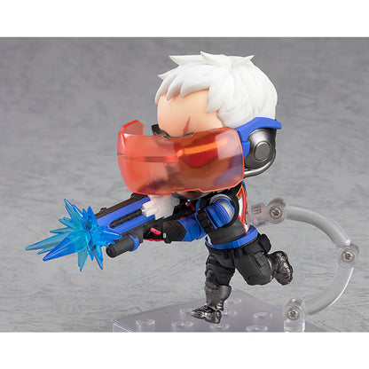 This is brand new."We're all soldiers now." From the globally popular multiplayer team based shooter Overwatch®, comes the ninth Nendoroid figure from the series - Soldier: 76! The figure is fully articulated and his mask can be detached allowing for all sorts of display options.