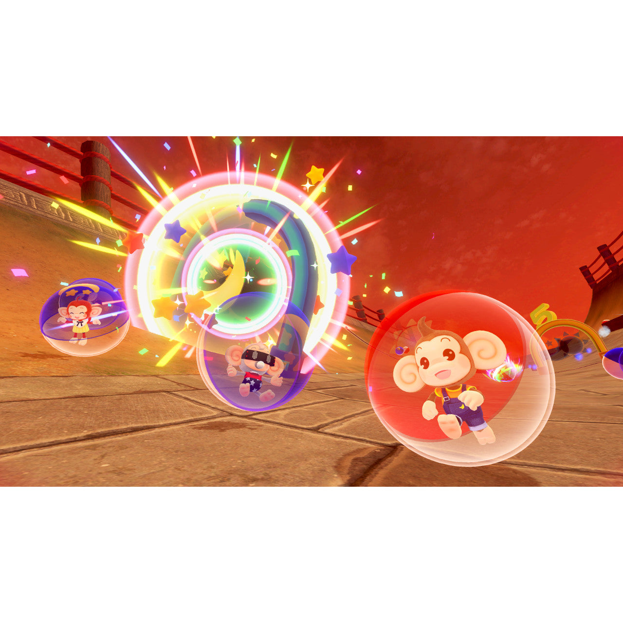 This is brand new.AiAi and the gang are back in the first all-new Super Monkey Ball game in over 10 years! For the first time in series history, up to 16 players can now battle it out online across multiple game modes.