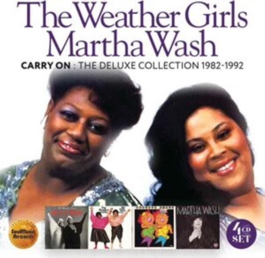 Product Image : This CD is brand new.<br>Format: CD<br>Music Style: Rhythm & Blues<br>This item's title is: Carry On: The Deluxe Edition 1982-1992 (4CD/Deluxe)<br>Artist: Weather Girls; Martha Wash<br>Label: SOULMUSIC RECORDS<br>Barcode: 5013929091030<br>Release Date: 6/23/2023