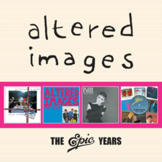 This CD is brand new.Format: CDMusic Style: New WaveThis item's title is: Epic Years (4CD Box)Artist: Altered ImagesLabel: Cherry RedBarcode: 5013929104907Release Date: 4/5/2024