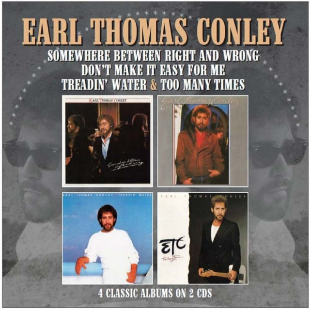 This CD is brand new.Format: CDMusic Style: CountryThis item's title is: Somewhere Between Right And Wrong / Don't Make It Easy For Me / Treadin Water / Too Many TimesArtist: Earl Thomas ConleyLabel: MORELLOBarcode: 5013929898233Release Date: 3/16/2018