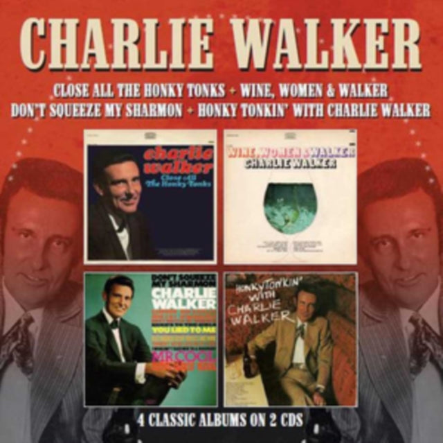 This CD is brand new.Format: CDThis item's title is: Close All Honky Tonks; Wine, Women & Walker; Don't Squeeze My Sharmon; Honky TonkinArtist: Charlie WalkerBarcode: 5013929898936Release Date: 1/11/2019